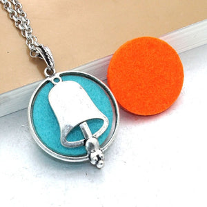 1pcs Aroma Diffuser Necklace Open Antique Vintage Lockets Pendant Perfume Essential Oil Aromatherapy Locket Necklace With Pads