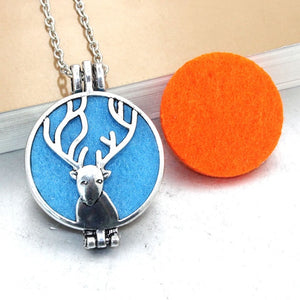 1pcs Aroma Diffuser Necklace Open Antique Vintage Lockets Pendant Perfume Essential Oil Aromatherapy Locket Necklace With Pads