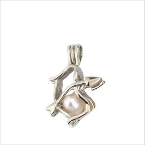 More Than 20 styles Pearl Cage Jewelry Findings Cage Locket Pendant Essential Oil Diffuser Locket For Oyster Pearl Women Girl
