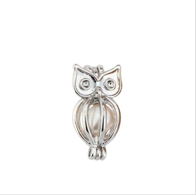 More Than 20 styles Pearl Cage Jewelry Findings Cage Locket Pendant Essential Oil Diffuser Locket For Oyster Pearl Women Girl