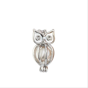 More Than 20 styles Pearl Cage Jewelry Findings Cage Locket Pendant Essential Oil Diffuser Locket For Oyster Pearl Women Girl