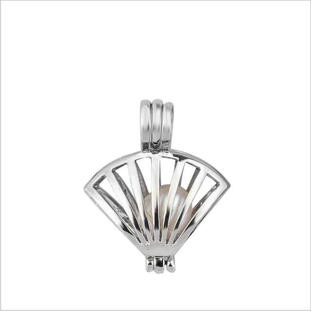 More Than 20 styles Pearl Cage Jewelry Findings Cage Locket Pendant Essential Oil Diffuser Locket For Oyster Pearl Women Girl