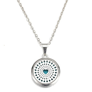 MODKISR Wholesale Cat Exquisite 28mm Essential Oil Diffuser Locket Necklace 316L Stainless Steel Magnetic Fashion Jewelry A13-56