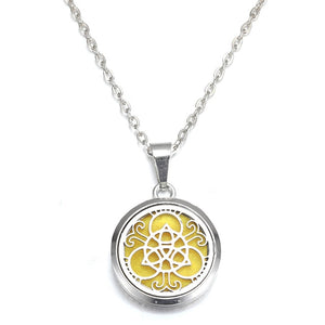 MODKISR Wholesale Cat Exquisite 28mm Essential Oil Diffuser Locket Necklace 316L Stainless Steel Magnetic Fashion Jewelry A13-56