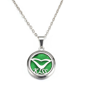 MODKISR Wholesale Cat Exquisite 28mm Essential Oil Diffuser Locket Necklace 316L Stainless Steel Magnetic Fashion Jewelry A13-56