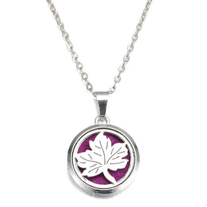 MODKISR Wholesale Cat Exquisite 28mm Essential Oil Diffuser Locket Necklace 316L Stainless Steel Magnetic Fashion Jewelry A13-56