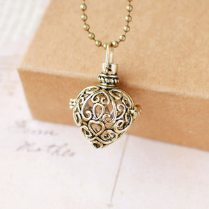 Multi-style Retro Charm Aromatherapy Pendant Spherical Locket for Aroma Essential Oil Aromatherapy Diffuser Necklace Jewelry