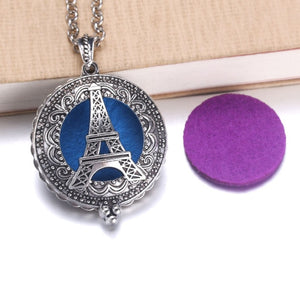1pcs Aroma Diffuser Necklace Open Antique Vintage Lockets Pendant Perfume Essential Oil Aromatherapy Locket Necklace With Pads