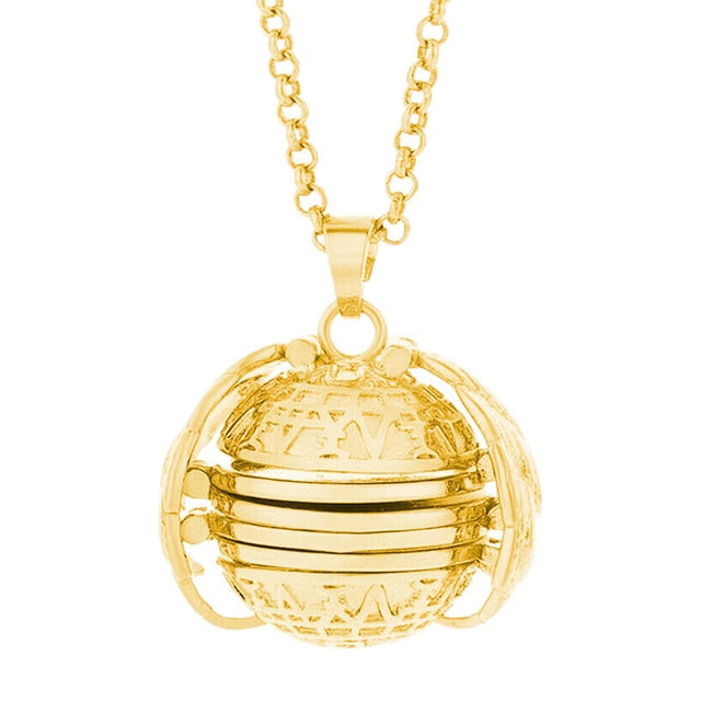 Expanding Photo Locket Necklace Pendant Angel Wings Gift Jewelry Decoration 5.13